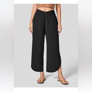 Halara Breezeful High Waisted Crossover Plicated Pants
